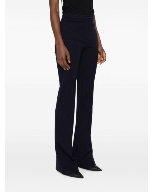 Pinko Black Slightly Flared Elegant Trousers