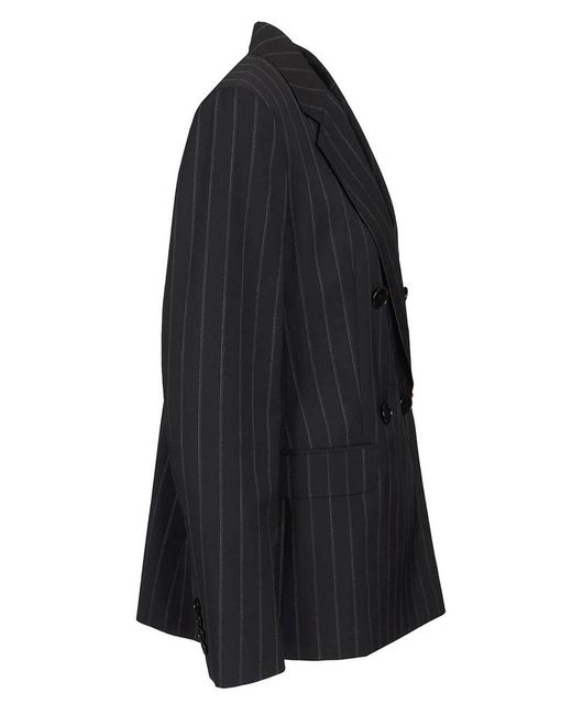 Max Mara Black Double-Breasted Blazer