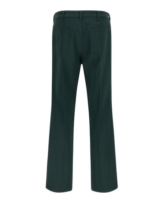 Marni Green Technical Twill Pants for men