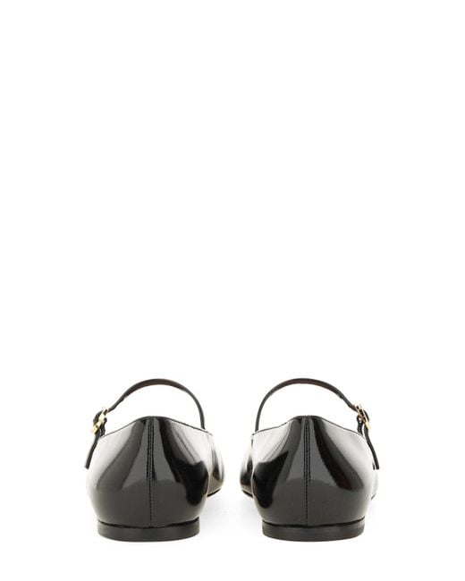Gianvito Rossi Black Elegant Ballerina Flats