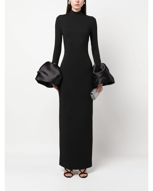 Solace London Black Viviana Maxi Dress