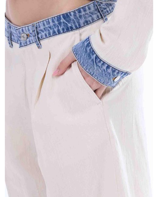 Moschino White Trousers