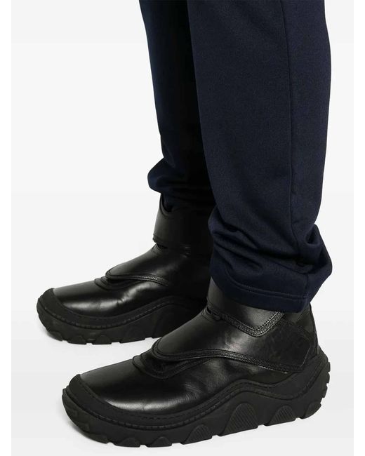 Balenciaga Blue Terry Low-Waist Cotton Pants for men