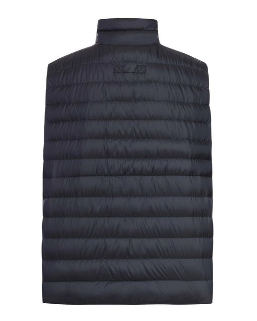 Canada Goose Blue Aethera Tonal Label Sleeveless Jacket