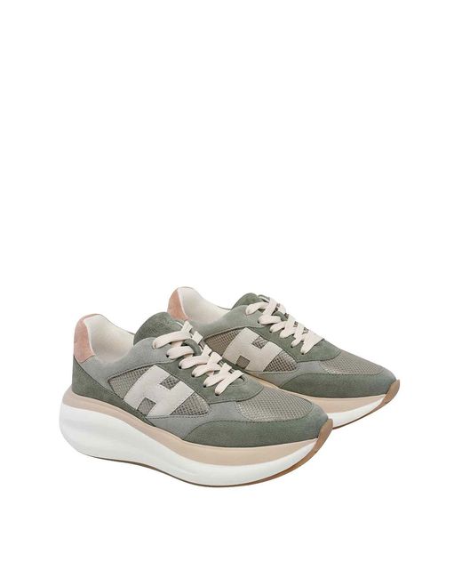 Hogan White Maxi Sneakers