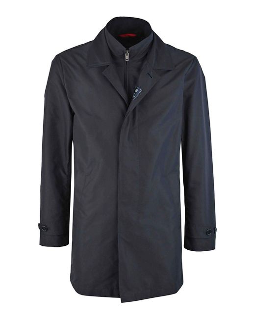 Fay Blue Waterproof Morning Coat for men