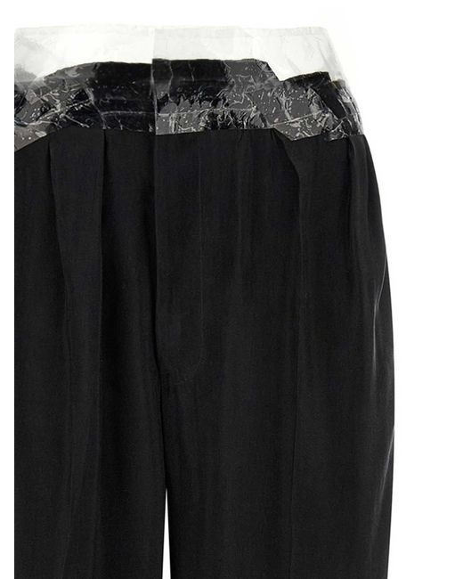 Maison Margiela Black Taped Pants