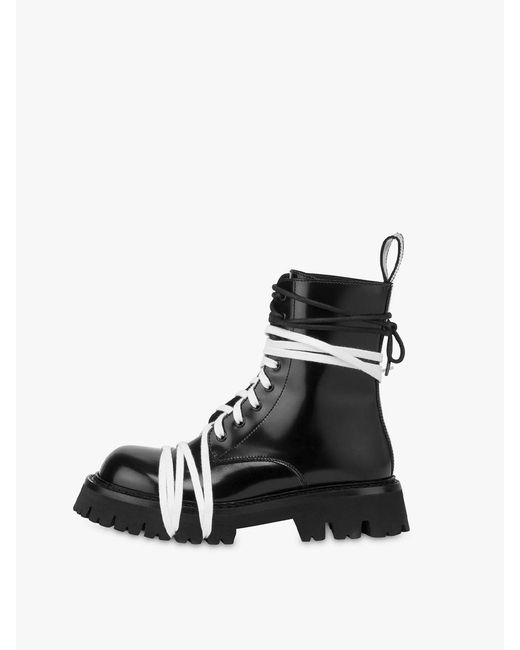 Moschino Black Ankle Boots