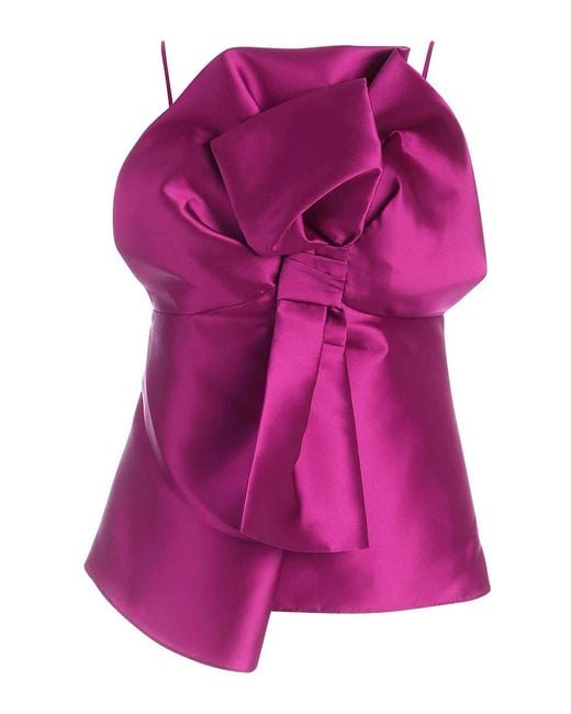 Alberta Ferretti Purple Sleeveless Tops