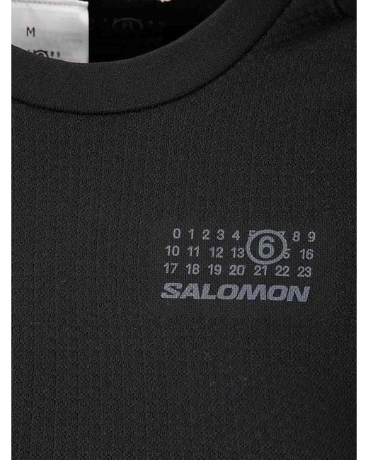 MM6 MAISON MARGIELA X SALOMON Blue Long-Sleeved Top