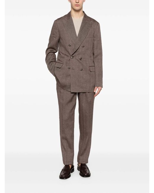 Brunello Cucinelli Brown Suit for men