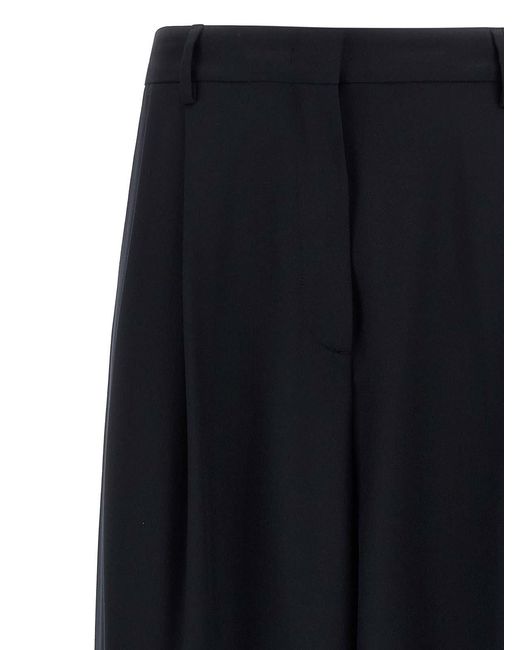 Fabiana Filippi Black Wide Range Of Trousers