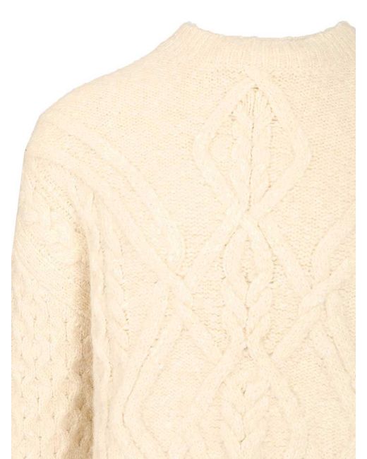 Isabel Marant Natural Harold Sweater Knitwear Beige for men