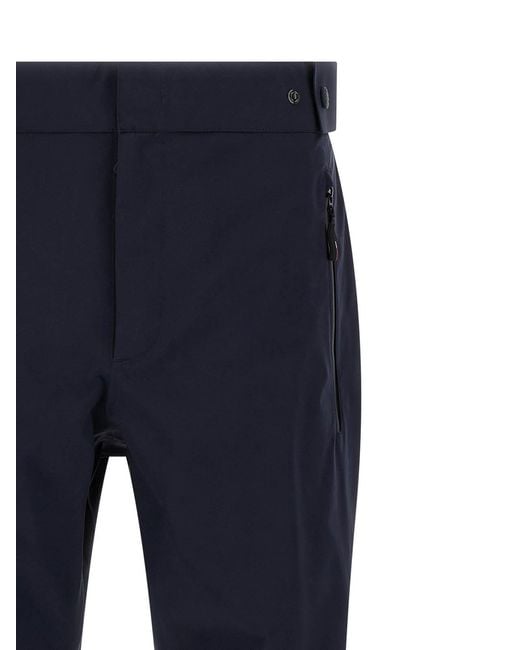 Moncler Blue Gore-Tex Joggers for men