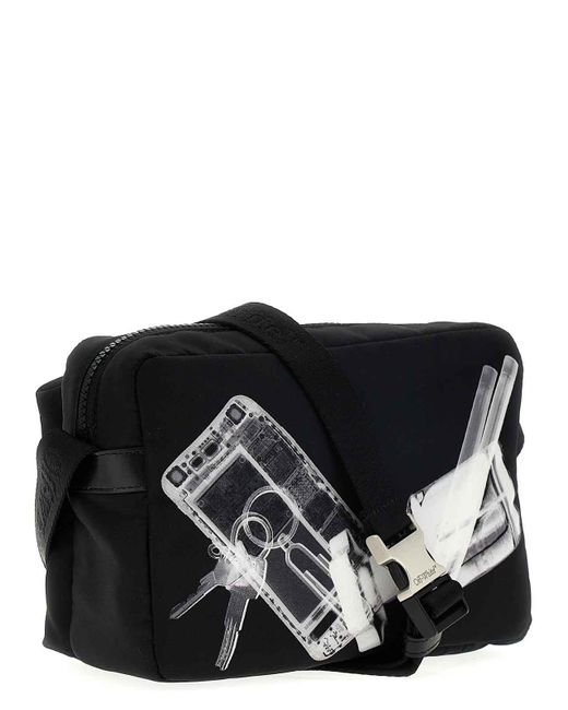 Off-White c/o Virgil Abloh Black X-ray Crossbody Bag for men