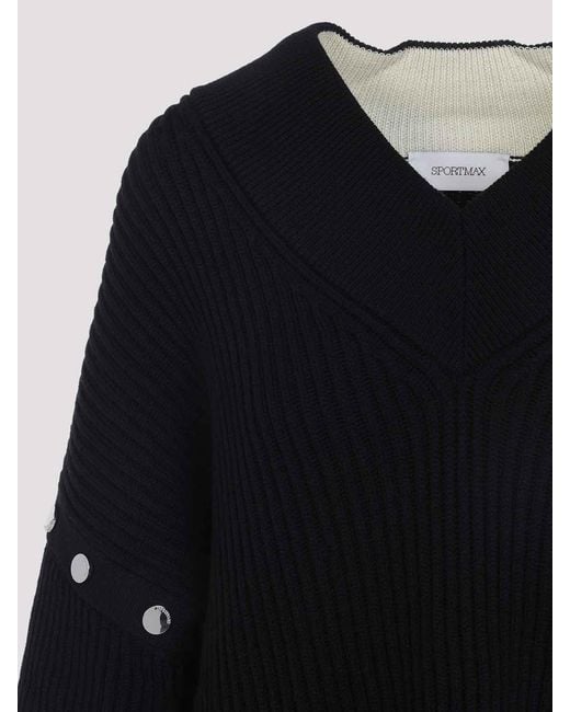 Sportmax Black Tay Pullover