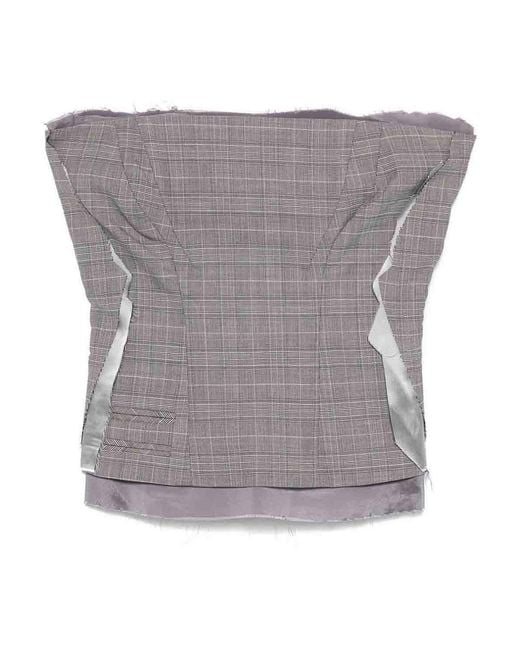 OTTOLINGER Gray Wool Blend Corset