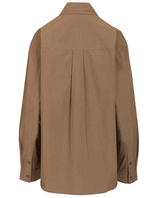 Matteau Brown Relaxed Shirt