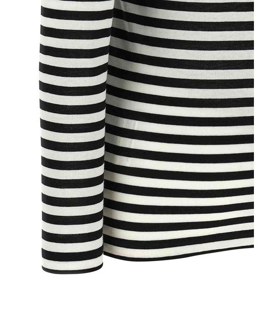 Junya Watanabe Black Cotton T-Shirt