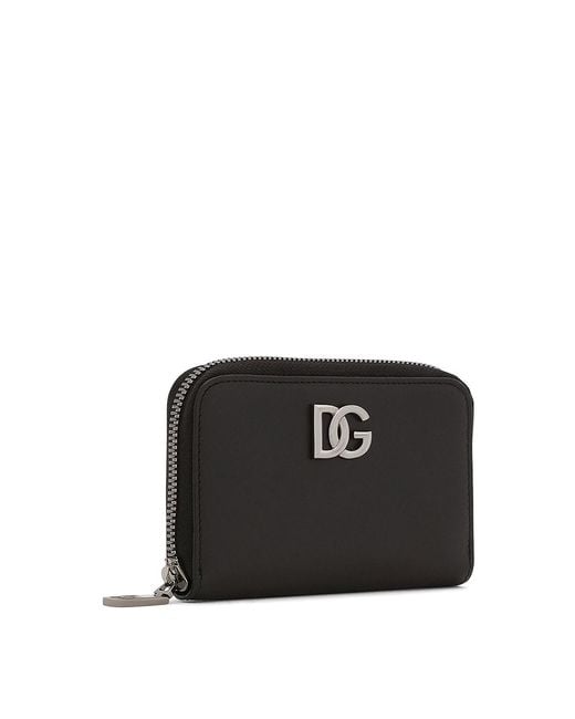 Dolce & Gabbana Black Leather Wallet for men