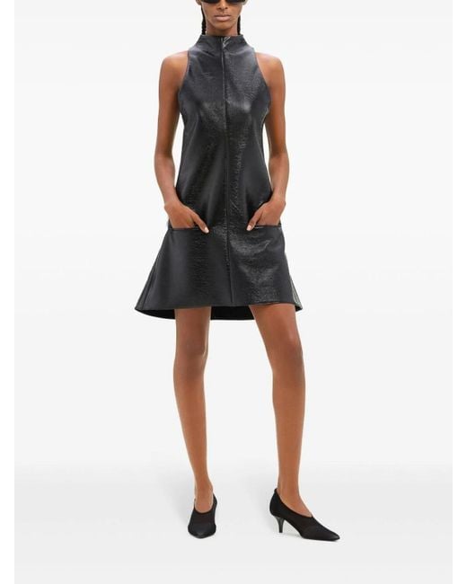 Courreges Black Midi Dresses