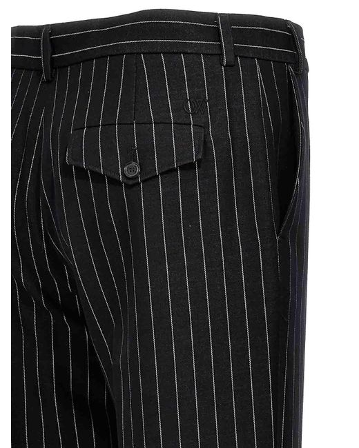 Off-White c/o Virgil Abloh Black Straight Pants for men
