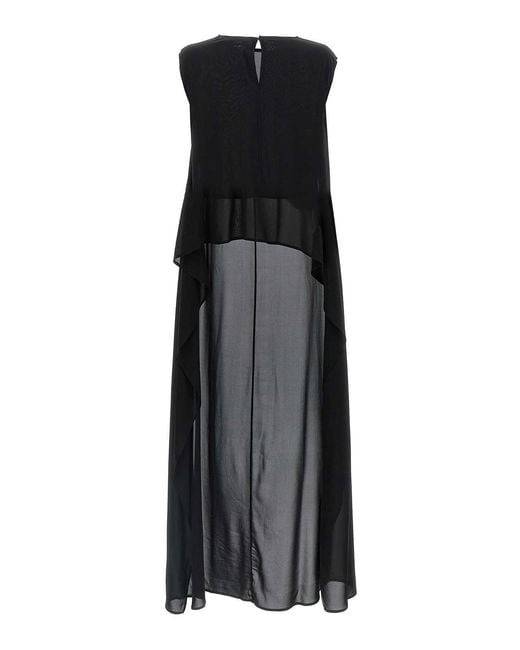 DI.LA3 PARI' Black Trawl Top