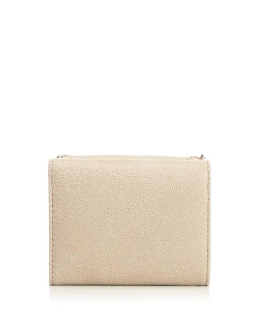 Stella McCartney Natural Falabella Trifold Wallet