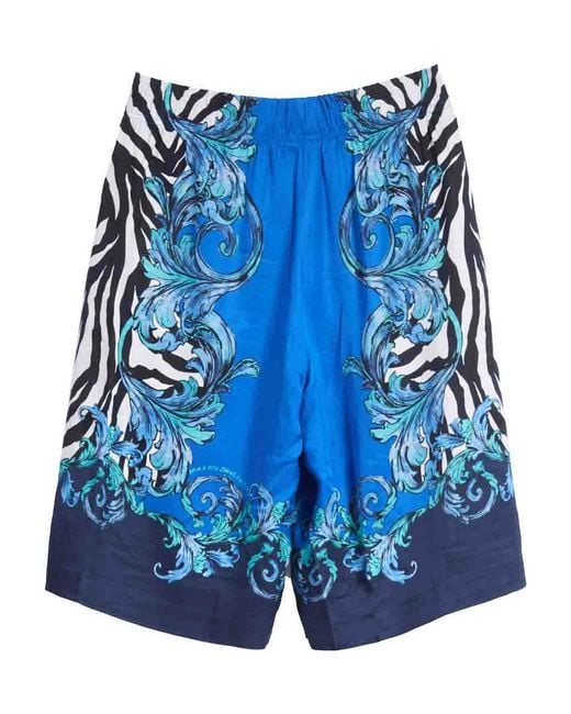 Versace Jeans Couture Blue Sabra Baroque Short for men