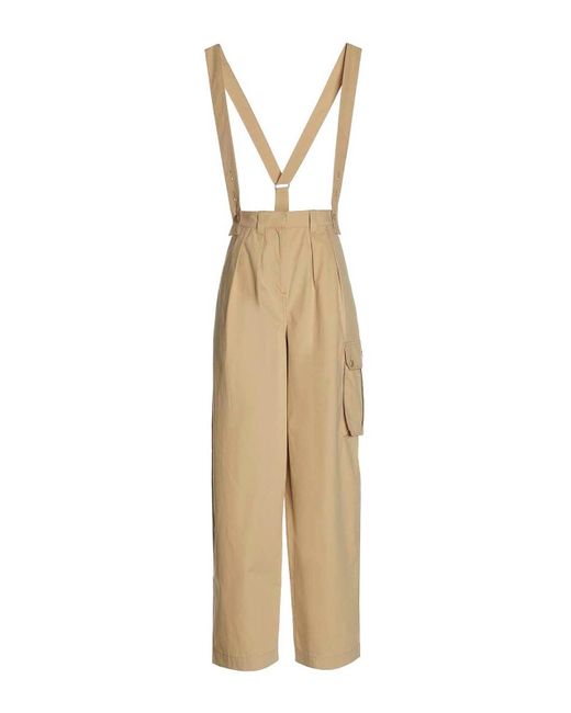 KENZO Metallic Brace Cargo Pants