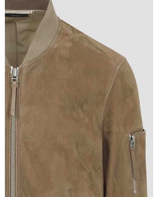 Tom Ford Brown Leather Jacket for men