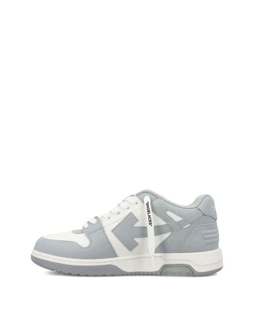 Off-White c/o Virgil Abloh White Out Of Office Leather Sneakers for men