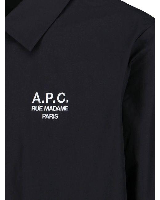 A.P.C. Blue Jacket for men