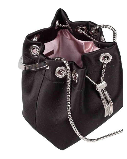 Jimmy Choo Black Bon Bon Fuq Handbag