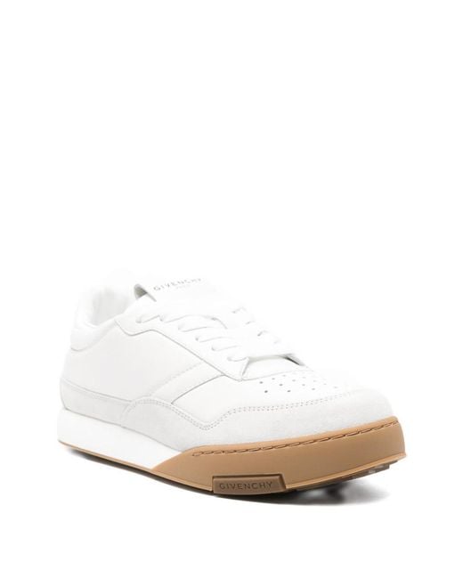 Givenchy White Yard Leather Sneakers for men