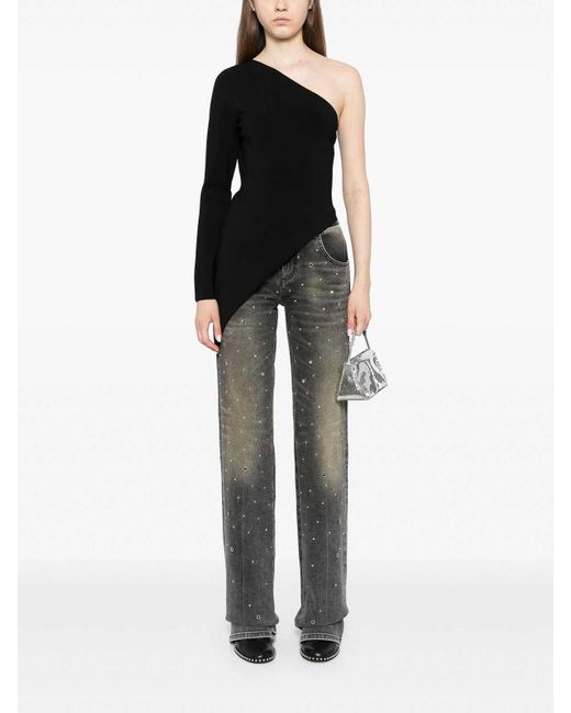 Alexander Wang Black Asymmetric Shirt