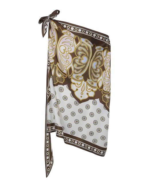 LaDoubleJ Multicolor Full-On Foulard Top