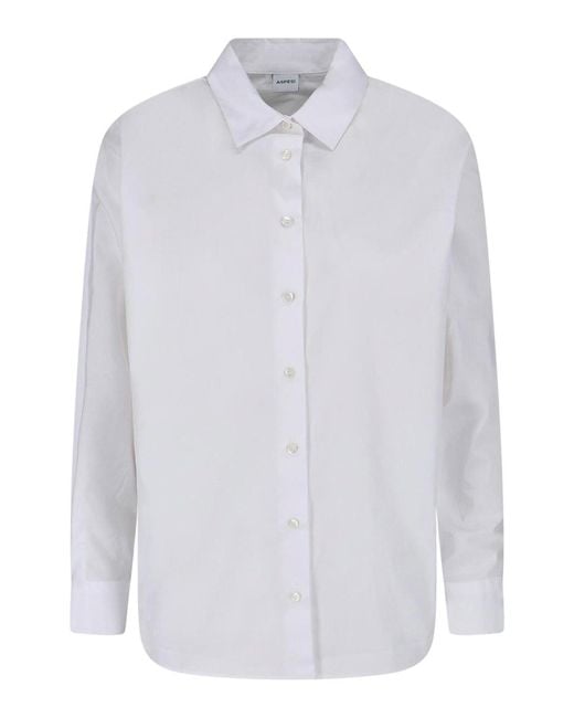 Aspesi White Cotton Shirt