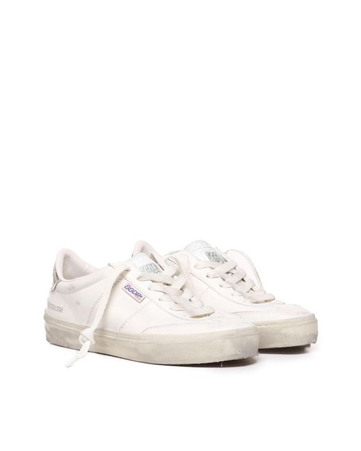 Golden Goose Deluxe Brand White Soulstar Leather Sneakers
