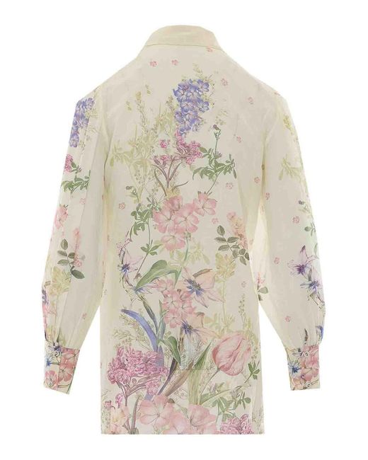 Charo Ruiz White Aster Blouse