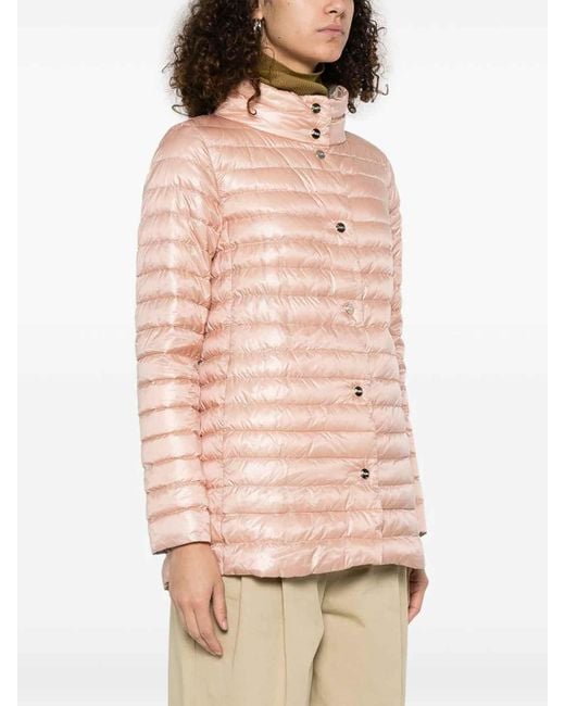 Herno Pink 'A-Shape' Reversible Jacket