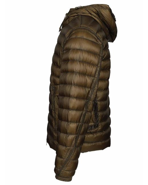 C P Company Green Google Down Jacket for men