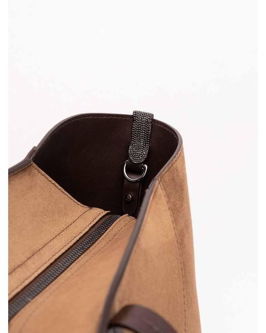 Brunello Cucinelli Brown 'Bc Duo' Handbag