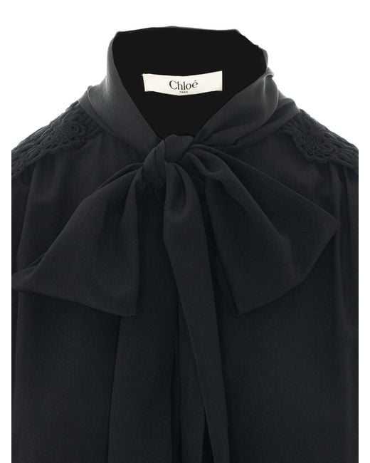Chloé Black Blouse