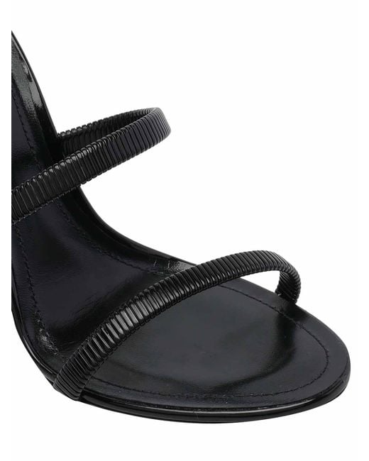 Rene Caovilla Black Juniper Pump Sandals