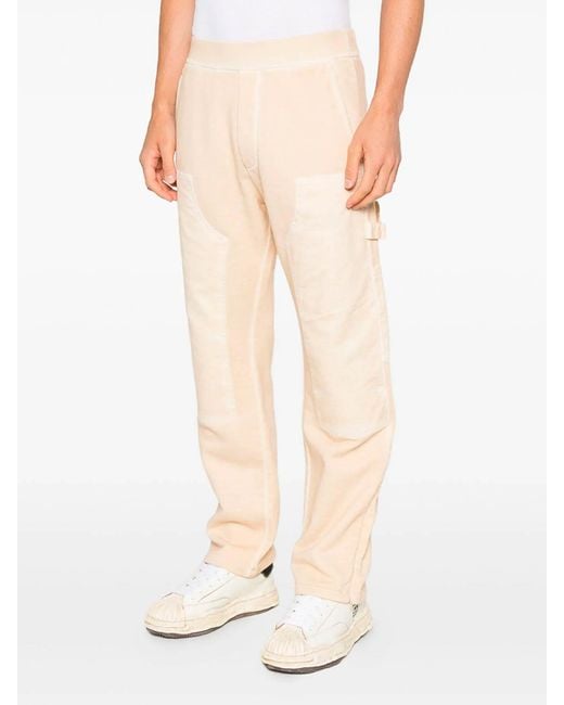 DSquared² Natural Logo-Print Track Pants for men