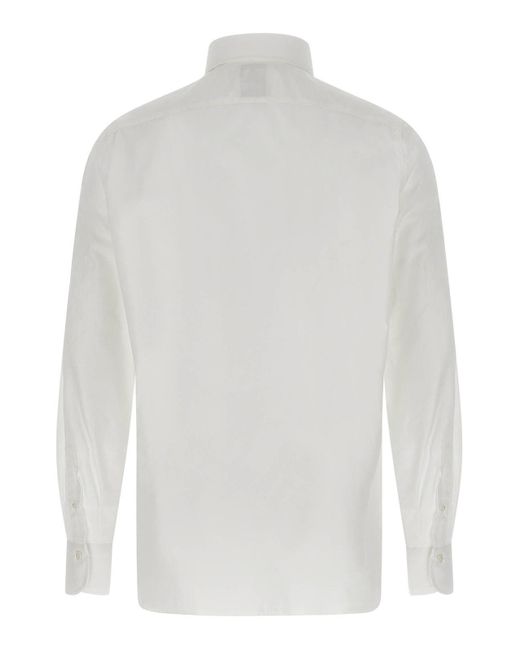 Finamore 1925 White Napoli Shirt for men