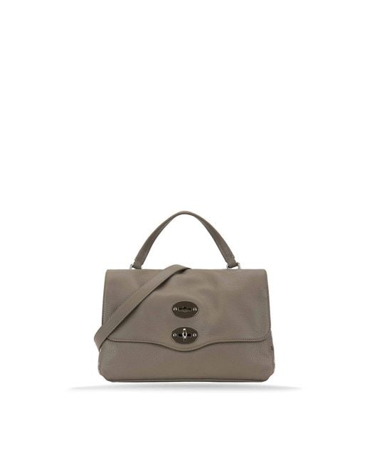Zanellato Brown Shoulder Bag Postina Baby
