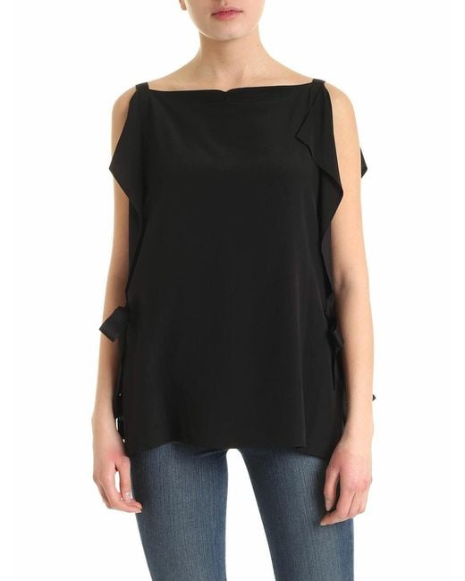 McQ Alexander McQueen Black Haruko Top