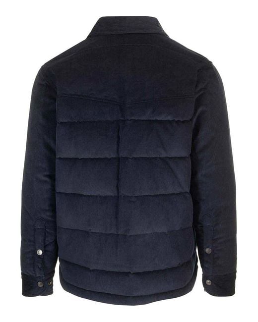 Valstar Blue Padded Corduroy Jacket for men